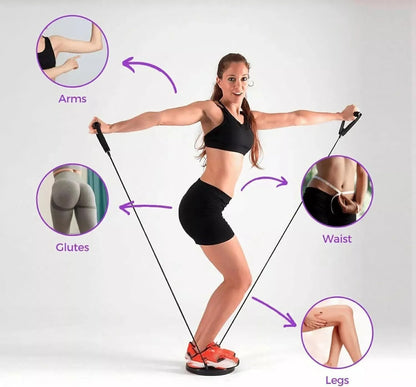Body Shaping Waist Twisting Disc Balance Board Waist Whisper Exerciser with Rope