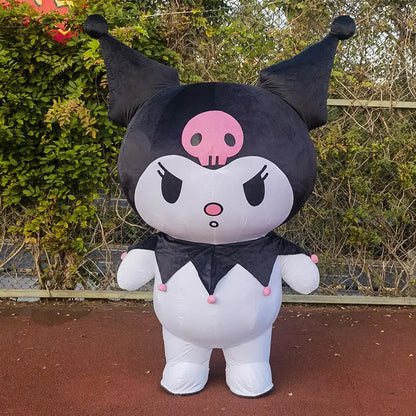 Giant Blue Stitch Inflatable Mascot Costume Disney Character Cosplay Costume Disney Advertising Fancy Dress Anime Adult Suits