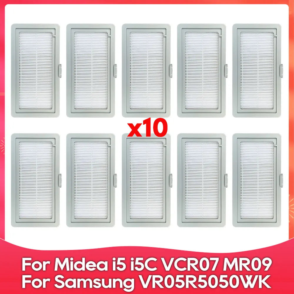 Compatible For ( Midea i5, i5C, VCR10W, VCR07, VCR08, MR09, Samsung VR05R5050WK ) Brush Filter Mop Dust Box Water Tank Accessory
