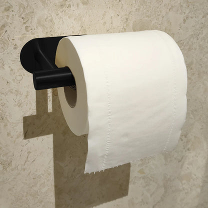 Adhesive Toilet Roll Paper Holder Organizer Wall Mount Storage Stand Kitchen Bathroom No Drill Tissue Towel Dispenser Stainless