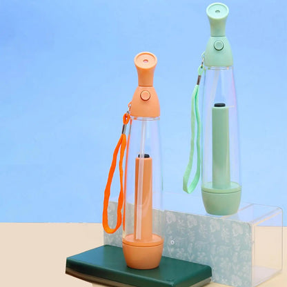 Summer Cooling Spray Bottle Pump Mister Women Face Moisturizing Mist Sprayer Manual Steamer Hydrating Atomizing Nebulizer Cooler