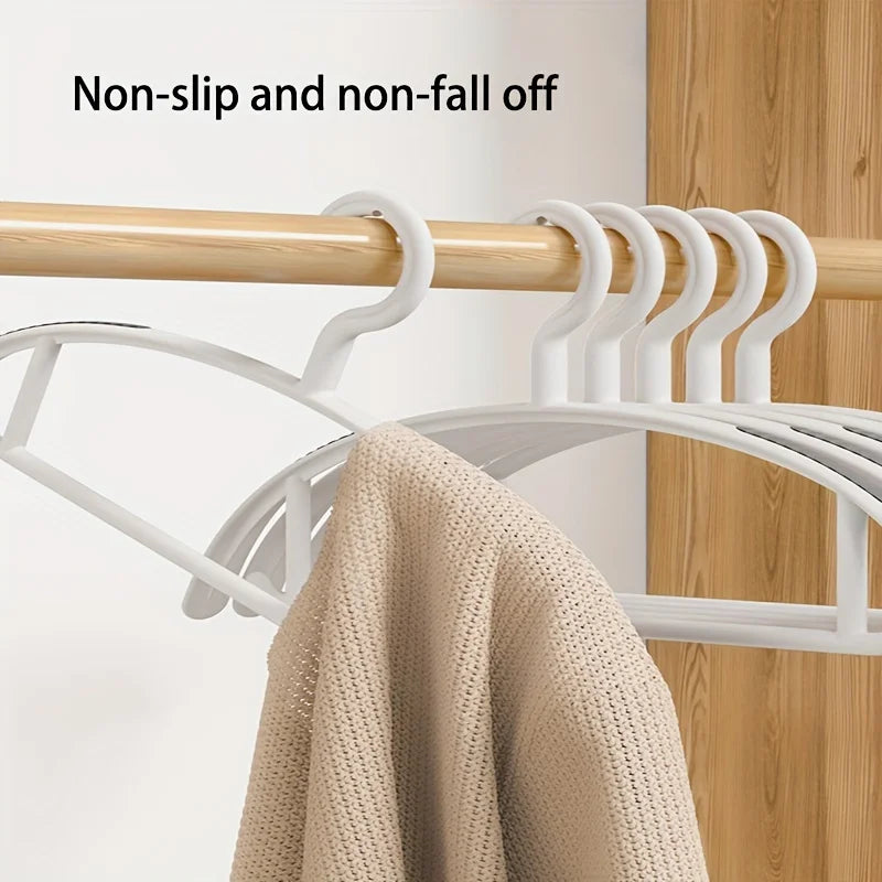 Household Non-slip Hanger, Thick And Wide Shoulder Plastic Drying Rack, Used To Hang Clothes Wholesalers