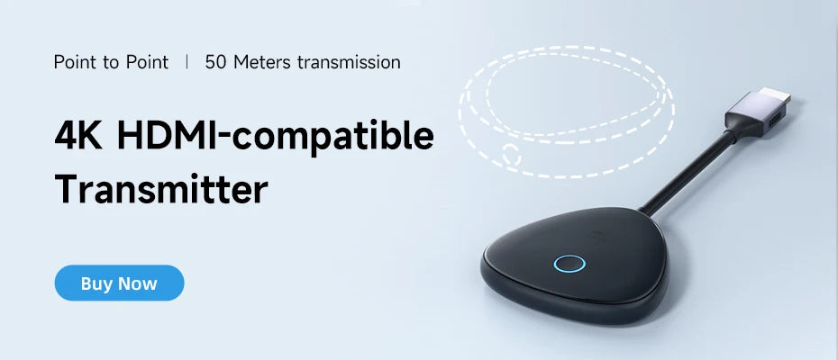 Hagibis Wireless HDMI-compatible Transmitter and Receiver Enterprise 4K Extender Kit Display Adapter Dongle Casting Video Audio