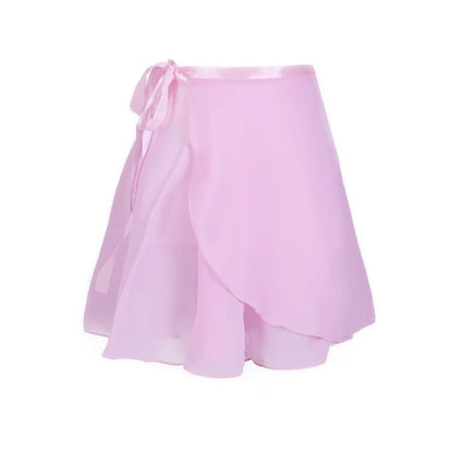 Adult Chiffon Ballet Tutu Dance Skirt Women Girls Gymnastics Wrap Skirt Training Ballet Skirts Юбка Ballet Dance Faldas