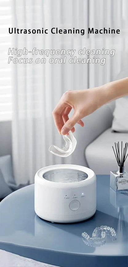 Xiaomi MIJIA Multi-function Ultrasonic Braces Cleaning Machine High Frequency Jewelry Invisible Retainer Denture Cleaner Machine