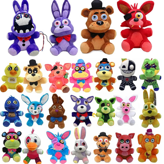 Five Night At Freddy Fnaf Cute Plush Toys Game Doll  Bonnie Bear Foxy Cartoon Stuffed Dolls Freddy Toy Gifts
