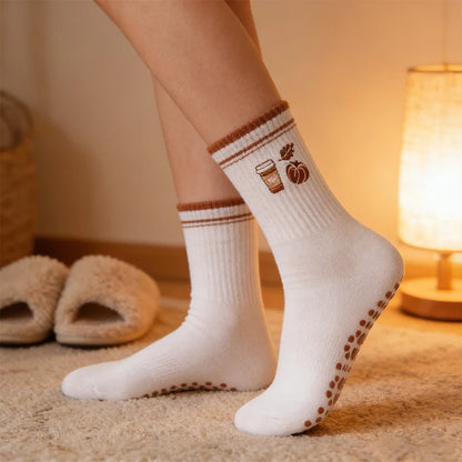 1pairs of women's Pilates socks, soft and comfortable, high elasticity and non restrictive, suitable for all seasons