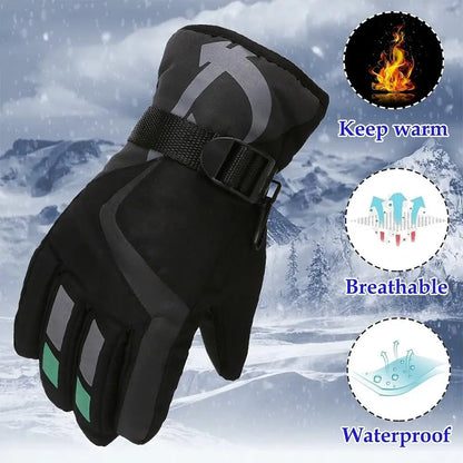 Boy Girls Ski Snowboard Windproof Gloves Children Kids Winter Snow Warm Gloves Waterproof Thicken Keep Warm Winter Must