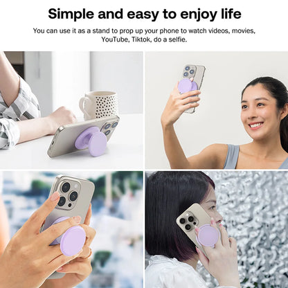 Grippopso Universal Magnetic Phone Socket Phone Holder Stand Silicone Grip Tok Mobile Phone Accessories Soporte for iPhone