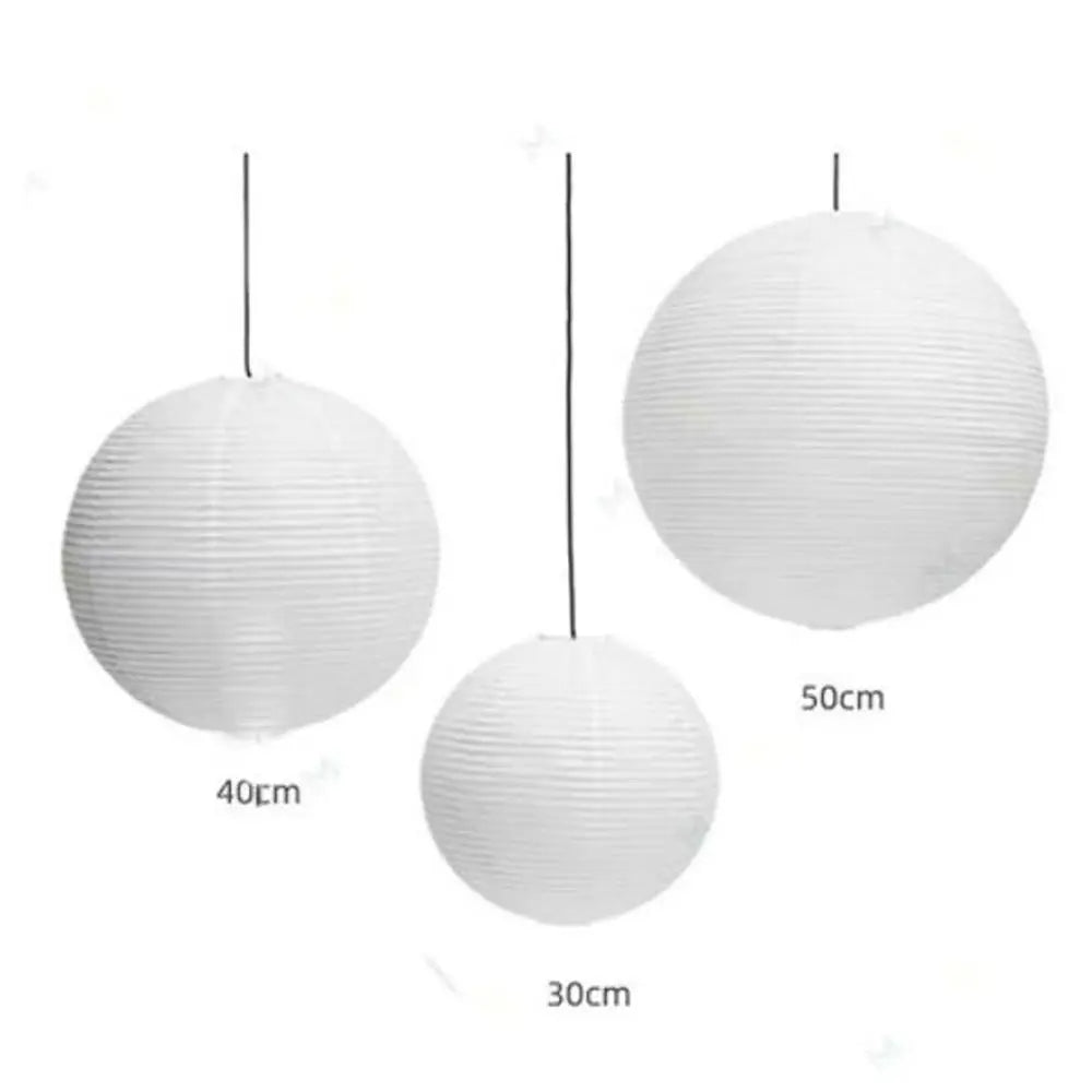 Hanging Paper Lampshade Holiday Supplies Round Modern Pendant Light Lamp Cover Classic Vintage Ceiling Light Cover Loft Bar