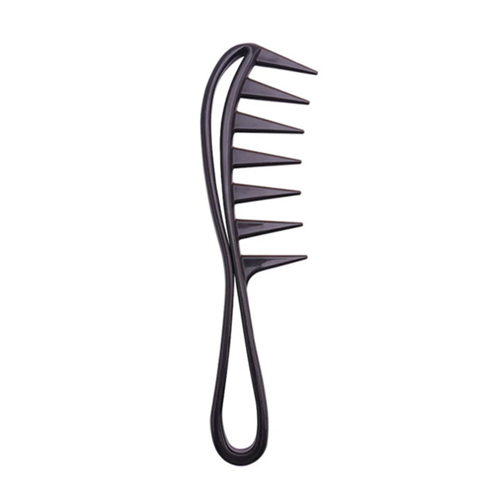 Barber Men Oil Comb Wide Tooth Shark Plastic Comb Hair Clipper Curling Salon Home Hairdressing Comb Massage Barber Stlying Tools