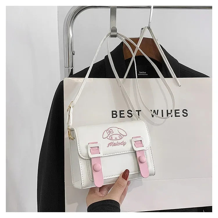 Anime Sanrio Crossbody Bags Hello Kitty Melody Kuromi Cinnamon Girls Women Luxury Brand Bag High Quality Designer Bags Gifts