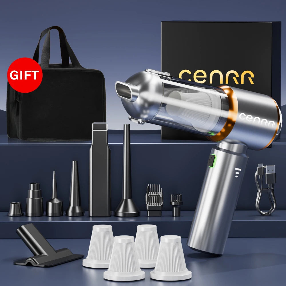 CENRR 2025 NEW Car Vacuum Cleaner  Powerful Mini 998000PA Portable Vacuum Cleaner for Home Appliance Handheld Blower Car Cleaner