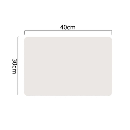 60/40cm Oversized Food Grade Silicone Waterproof Placemat Heat Insulation Anti-Skidding Washable Table Mat For Kitchen Dinner