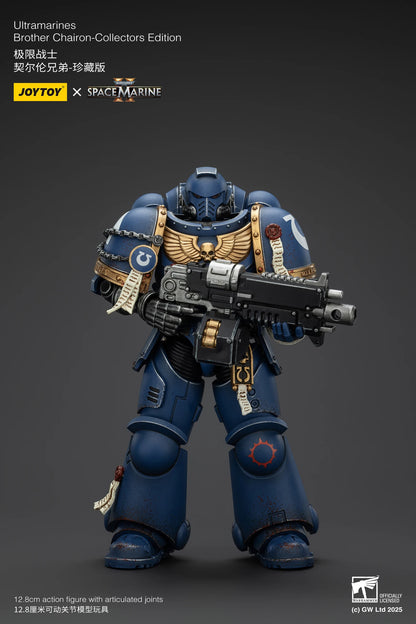 JOYTOY 1/18 Actionfigur 40K Ultramarines Lieutenant Titus Sergeant Gadriel Brother Chairon – Sammleredition