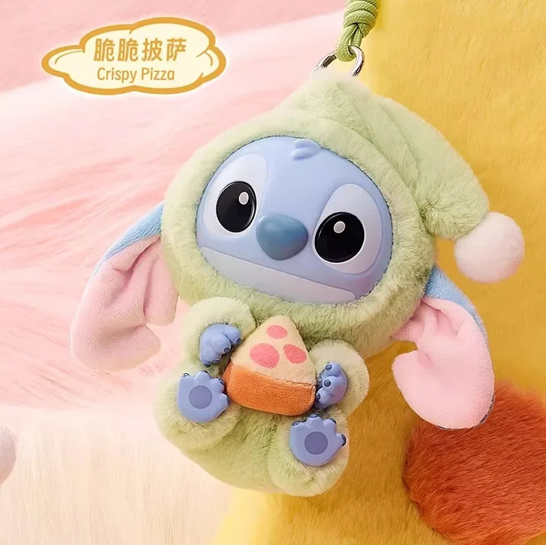 New Stitch Eat Some Thing Before Sleep Series Vinyl Blind Box Bag plush Pendant Cute Doll Mystery Box Toy Adult Gift
