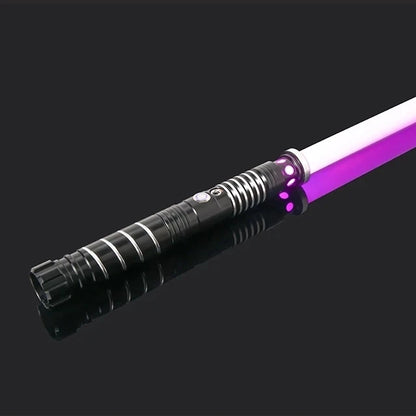 Lightsaber RGB 16 Colors Metal Handle Double-edged Change Heavy Dueling Sound Two In One Light Metel Handle LED USB Charging