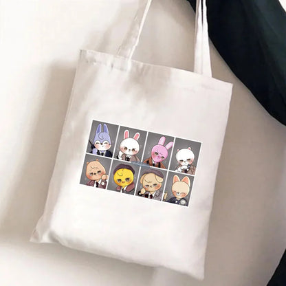 Stray Kids Skzoo Peripheral printed canvas Bag Student Casual women's hand bag shoulder bag