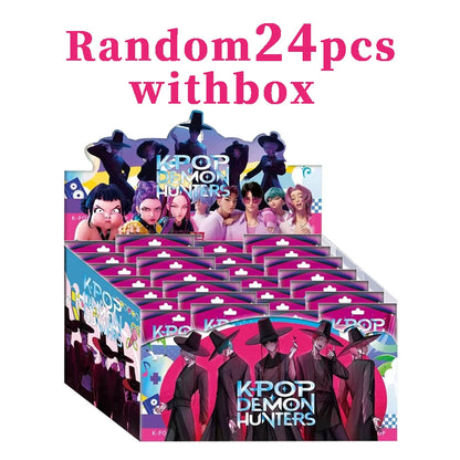 Anime Blind Box Figures - 24 Piece KPop Demon Hunters Collection (5.3-11.5cm)