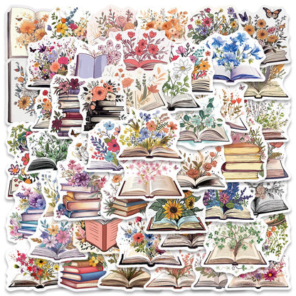 50PCS Smutty Dark Romance Bookish Spice Reader Girl Cartoon Booktok Sticker Aesthetic Car Kindle Ipad Phone Laptop Diary Sticker