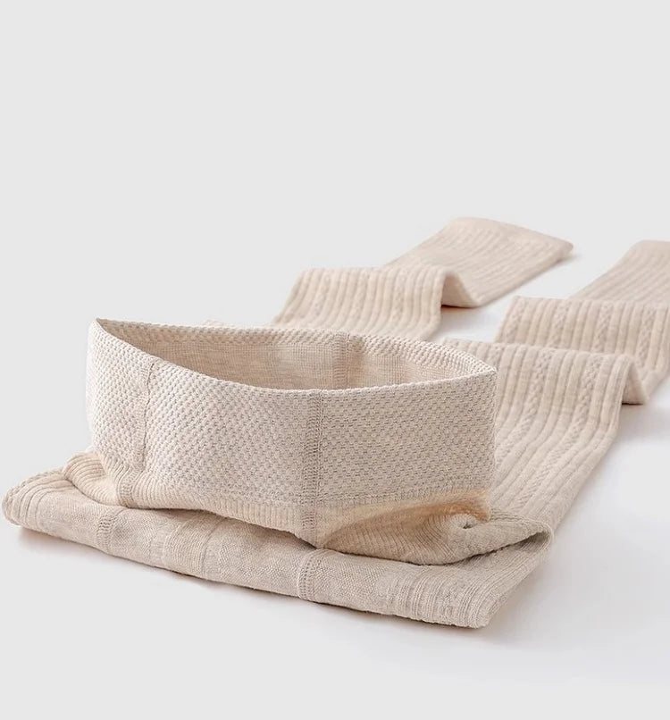 Girls Leggings Tights - Knitted Cotton Solid Color Pantyhose for Kids Spring Autumn