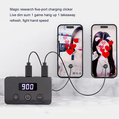 Phone Screen Auto Clicker Device Physical Simulation Finger Click Continuous Auto Point Device Universal for Live Broadcast