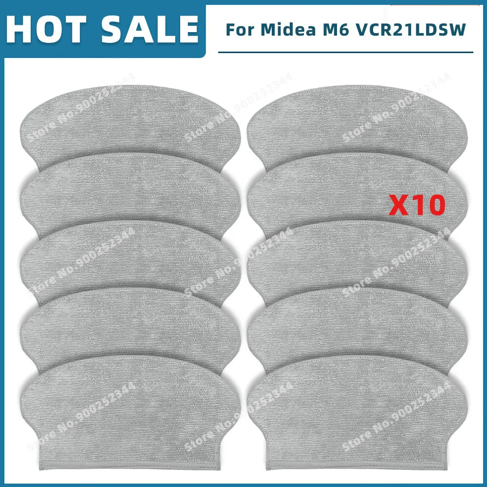 Compatible For Midea M6 VCR21LDSW / Eureka NER600 Replacement Parts Accessories Main Side Brush Filter Mop Cloth