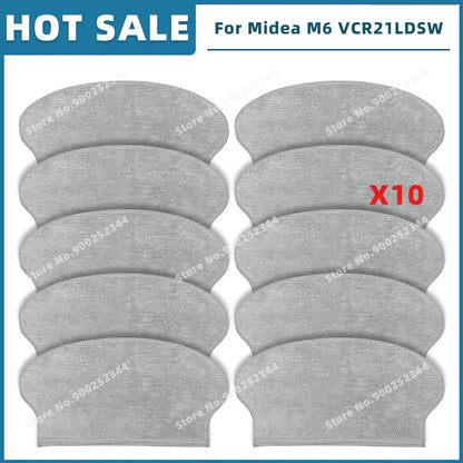 Compatible For Midea M6 VCR21LDSW / Eureka NER600 Replacement Parts Accessories Main Side Brush Filter Mop Cloth
