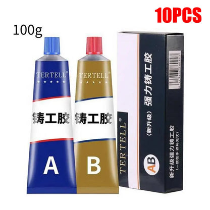 ZEXEF High Strength Metal Repair Glue Magic Repair Glue Welding High Temperature Resistant AB Glue for Metal Plastic Wood