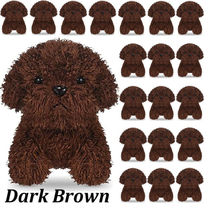 12-24PCS Teddy Dog Plush Toys Stuffed Puppy Dogs Soft Poodle Doll Animal Pet Toy for Adopt a Puppy Party Favors Birthday Gfits