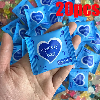 60pcs Glow In The Dark Mini Resin Animals & Mushroom Blind Bags Fairy Garden Decor Micro Landscape Birthday Gift Surprise