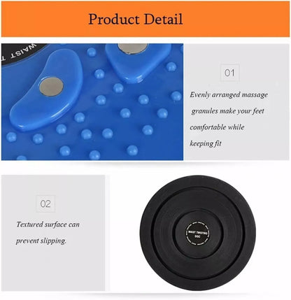 Body Shaping Waist Twisting Disc Balance Board Waist Whisper Exerciser with Rope