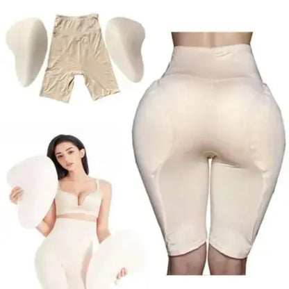 Sponge Padded Women Butt Hip Up Padded Enhancer Crossdresser Shorts High Waist Trainer Shaper Hip Pads Enhancer Booty Lifter