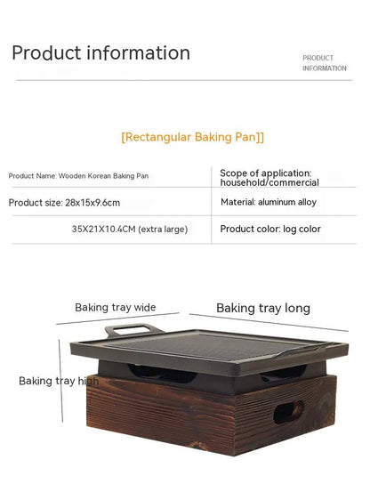 Smokeless Portable BBQ Grill Korean Japanese Barbecue Grill Charcoal BBQ Oven Alcohol Stove Household Non-stick Cooking Tools