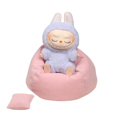 For Labubu Mini Sofa Bjd Doll Room Decoration Plush Doll Series Seat Decoration V2 Universal Children's Toys Birthday gift