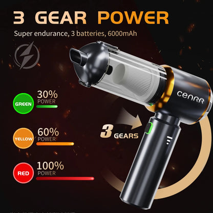 CENRR 2025 NEW Car Vacuum Cleaner  Powerful Mini 998000PA Portable Vacuum Cleaner for Home Appliance Handheld Blower Car Cleaner
