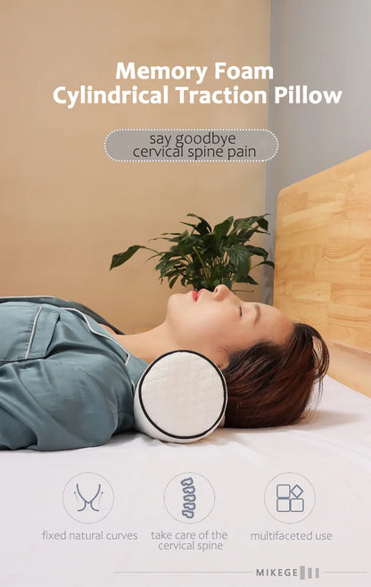 Memory Cotton Pillow Bedding Pillow Neck Protection Spine Lumbar Pillow Neck Maternity Pillow for Sleeping Orthopedic Pillows