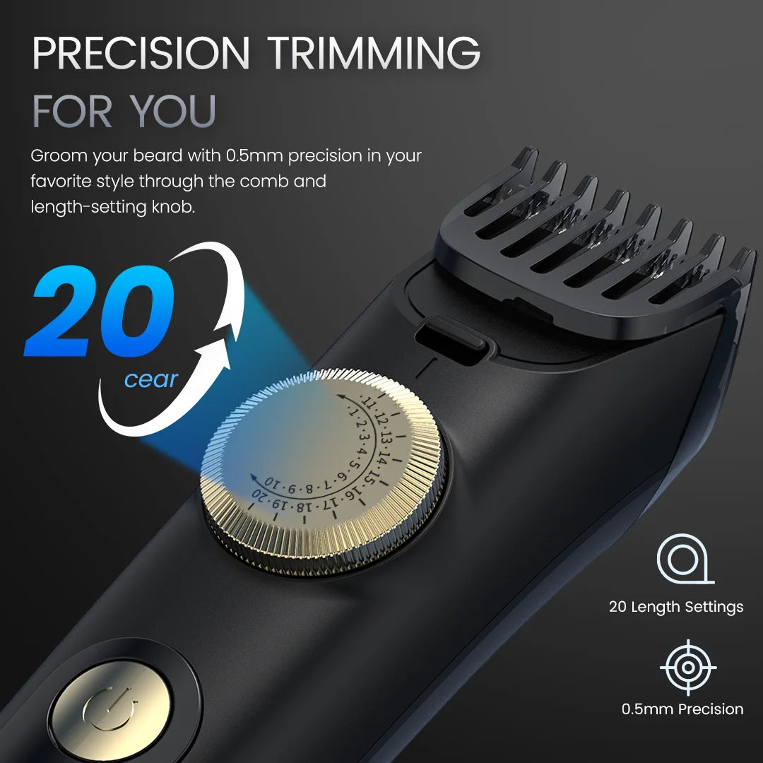 Sejoy Electric Hair Clipper,Rechargeable Hair Trimmer,IPX7 Waterproof,Adjustable Speed Barber Clippers For Men Professional