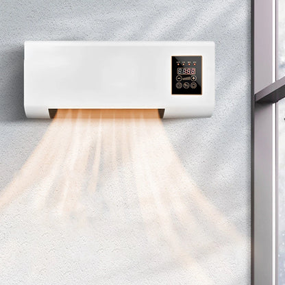 2-in-1 Electric Heater Air Conditioner Smart Constant Temperature Wall Mounted 1800W Air Conditioning Fan With Remote Control