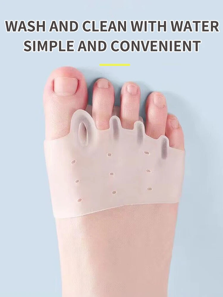 Silicone Toe Separator, Toe Spacer, Toe Stretcher, Thumb Eversion Correction Device, Forefoot Pad Protector