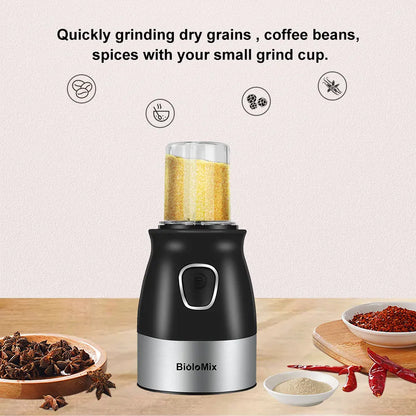 BPA FREE 500W Portable Personal Blender Mixer Food Processor With Chopper Bowl 600ml Juicer Bottle Meat Grinder Baby Food Maker