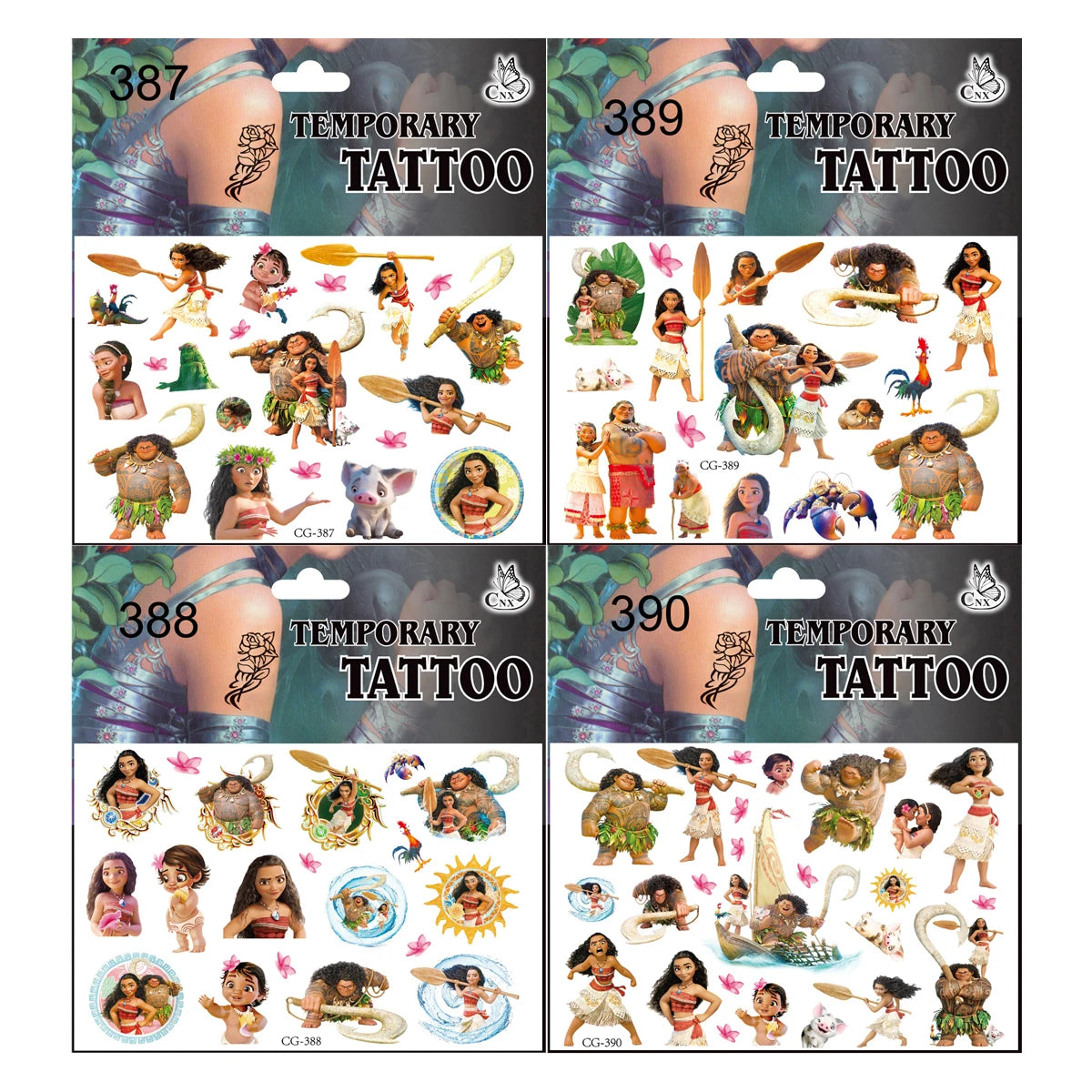 Moana 2 Party Favor Slap Bracelets Stickers Kids Girls Gifts Bag Goody Bag Pinata Gift Bag Fillers Baby Shower Party Supplies