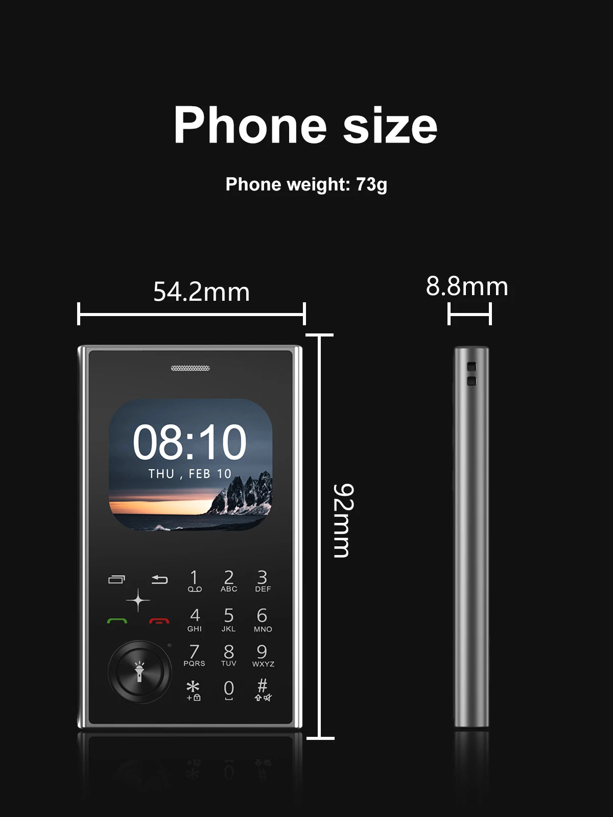 SERVO V8 Feature Mobile Phone 2 SIM Standby Magic Voice Speed Dial Blacklist FM Radio Torch 2G GSM Card Style Button Cellphones
