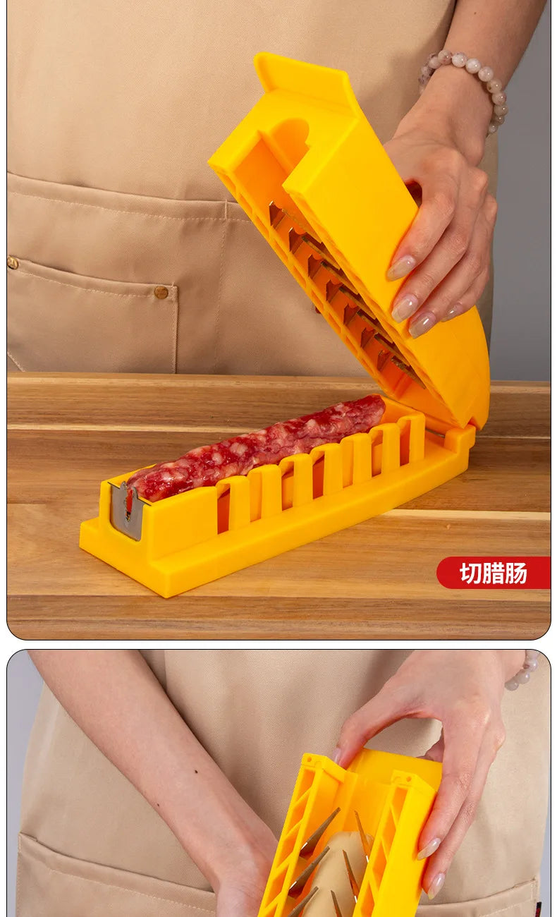 Spieß zum Ausstechen von stärkehaltigem Schinken, Hot-Dog-Messer, Küchenhelfer, Wurstblumen-Ausstecher, Bratwurst-Standwerkzeug