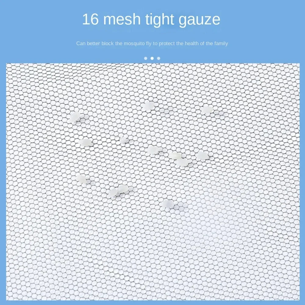 DIY Mosquito Net Self-adhesive Indoor Anti-insect Fly Screen Curtains Window Net Protections Mesh Home Textile Bed Garden