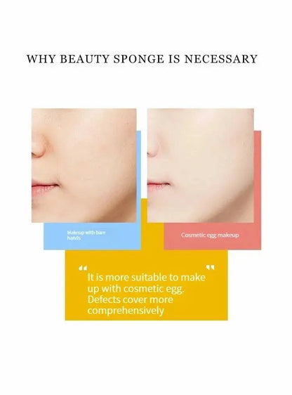 7PCS Canned Cosmetic Sponge Set Dry And Wet Liquid Foundation Powder Puff Professional Cosmetic Tools Make-up Artist