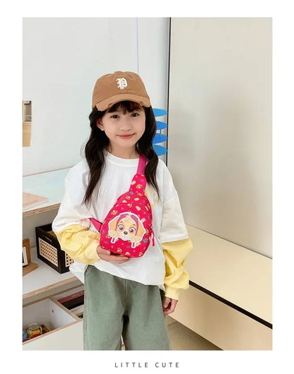 PAW Patrol New Kids Coin Wallet Cartoon Cute Boobs Bag 2025 Boys Girls Fashion Casual Crossbody Bag Gift