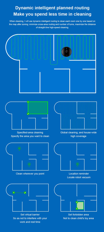 Liectroux / LILIN X6 LDS Saugroboter, Laser-Lidar-Navigation, Nass- und Trockenwischen, 6500 Pa Saugkraft, Mehrbodenkarte, Teppichverstärkung