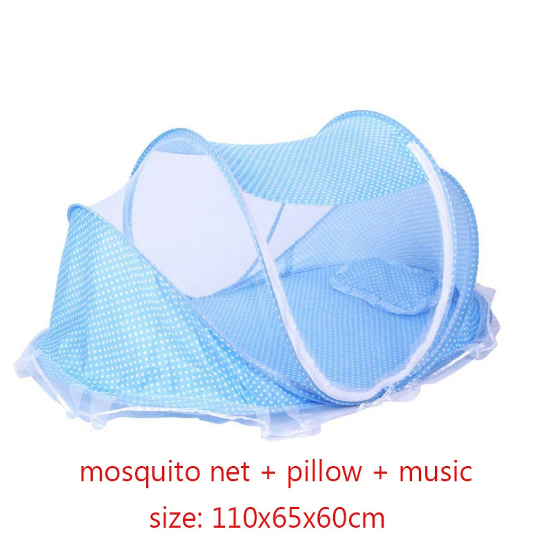 Baby Bed Mosquito Net Baby Bed Crib Folding Net Mosquito Net Mattress Pillow Suit Newborn Cradle Mesh Tent Net Baby Bedding