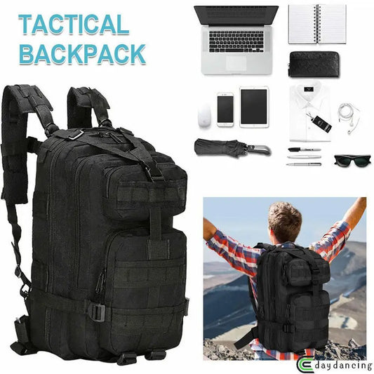 Military Tactical Army Backpack Rucksack Camping Hiking Trekking Outdoor Bag 30L